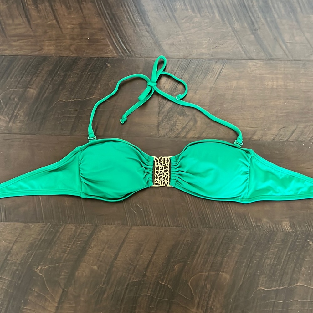 Green bikini top